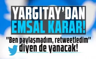 Yargıtay'dan Emsal Karar!
