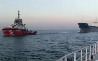 Yavuz Sultan Selim Köprüsü açıklarında arızalanan gemi kurtarıldı
