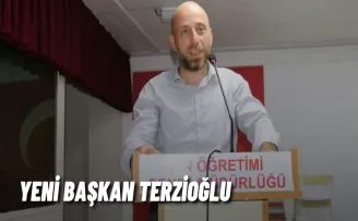 Yeni başkan Terzioğlu