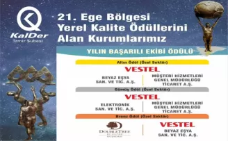 Yılın Başarılı Ekibi Ödülü Vestel’e verildi
