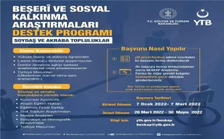 YTB’den kardeş topluluklara yönelik bilimsel çalışmalara destek
