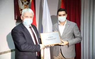 YTB, Karadağ’da Rojaye Belediye Ödülüne layık görüldü
