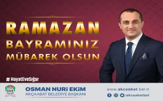 Başkan Ekim'den bayram mesajı 