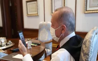 Cumhurbaşkanı Erdoğan, minik Ayda’nın babası ile görüştü