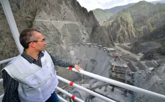 Yusufeli Barajı’nın tamamlanması için son 50 metre