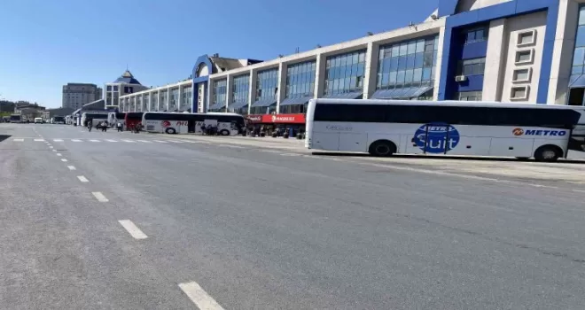 15 Temmuz Demokrasi Otogarı bayram öncesi sakin

