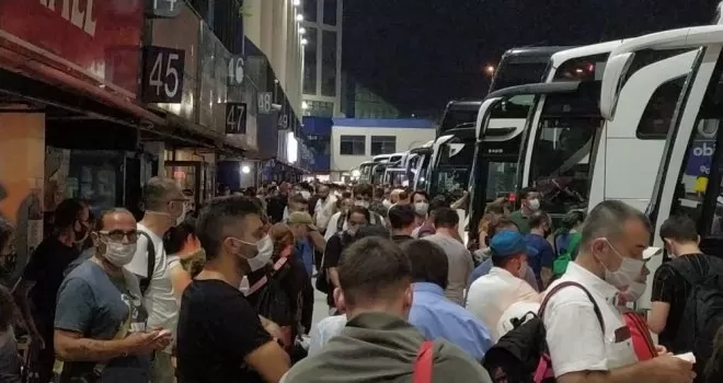 15 Temmuz Demokrasi Otogarı’nda bayram yoğunluğu
