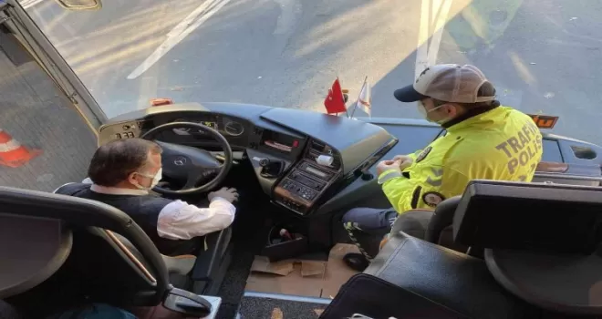 15 Temmuz Demokrasi Otogarı’nda kış lastiği denetimi
