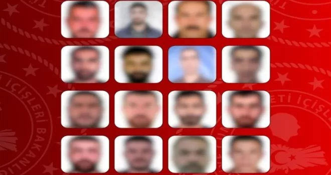 16’sı kırmızı bültenli 60 suçlu yakalandı