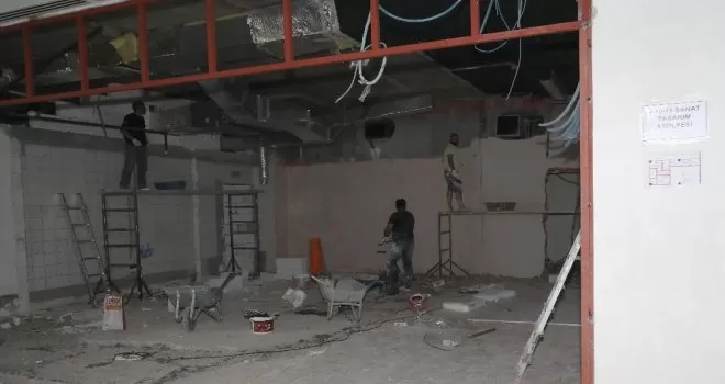 19 Mayıs Gençlik Merkezi inşaat çalışmalarına hız verildi
