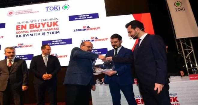 2 bin 550 konut için 51 bin 528 kişi başvurdu