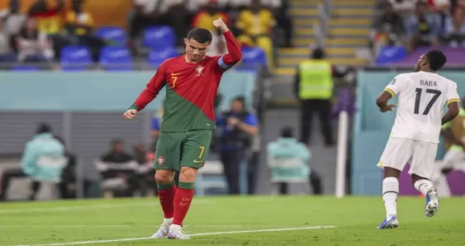 2022 Dünya Kupası: Portekiz: 3 - Gana: 2
