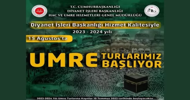 2023-2024 Umre Dönemi Ağustos’ta başlıyor
