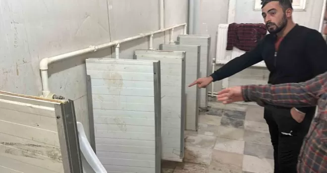 5. Levent’teki şantiyede çalışan işçiler isyan etti

