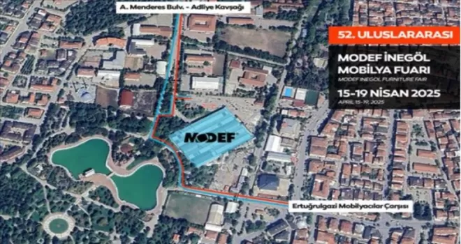 52. Uluslararası İnegöl Mobilya Fuarı için yoğunluk önlemi!