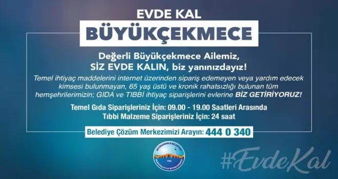65 yaş üstü ve kronik rahatsızlığı olanlara 24 saat hizmet
