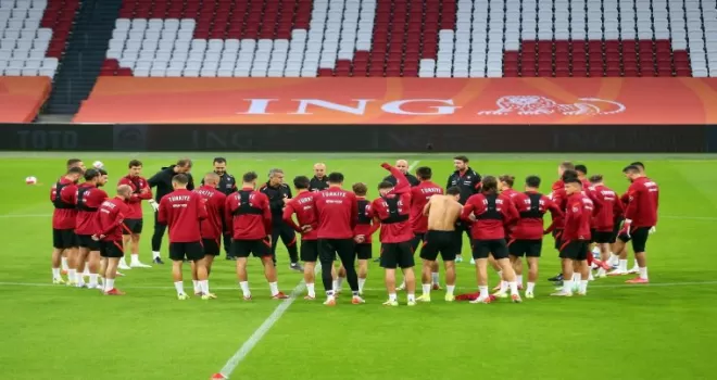 A Milli Futbol Takımı Hollanda maçına hazır
