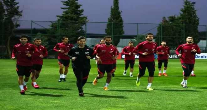 A Milliler, Sırbistan maçı hazırlıklarına başladı
