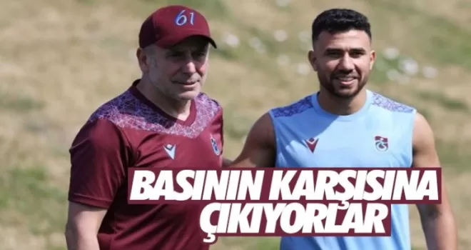 Abdullah Avcı ve Trezeguet basın mensuplarının sorularını yanıtlayacak
