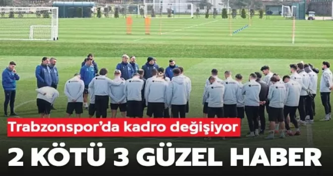 Adana Demirspor Maçı Öncesi Trabzonspor’a hem kötü hem iyi haber!