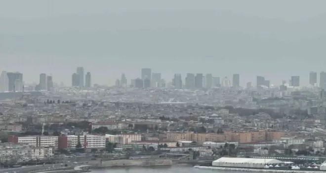 Afrika çöl tozları İstanbul semalarında
