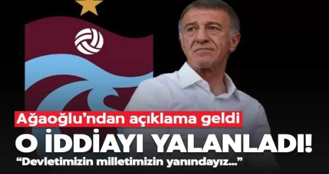 Ağaoğlu iddiaları yalanladı, flaş açıklama geldi!