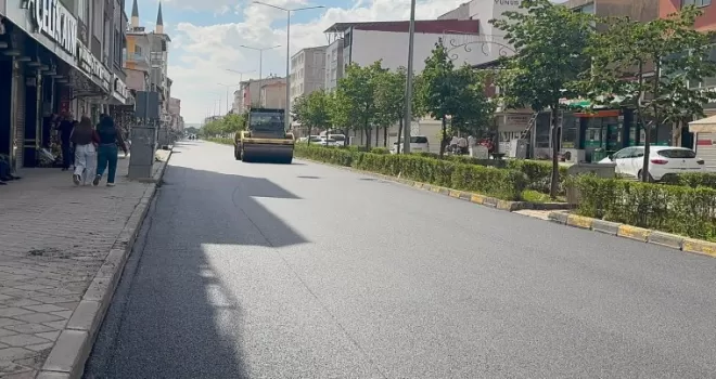 Ağrı Caddesi modern yüzüne kavuştu