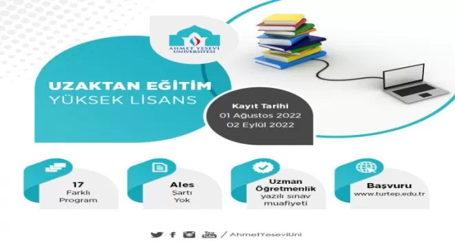 Ahmet Yesevi Üniversitesi yüksek lisans kayıtları başlıyor
