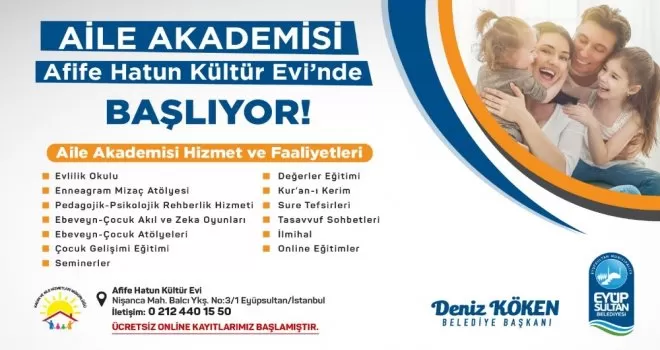 Aile Akademisi sorunların aşılmasında vatandaşlara rehberlik edecek
