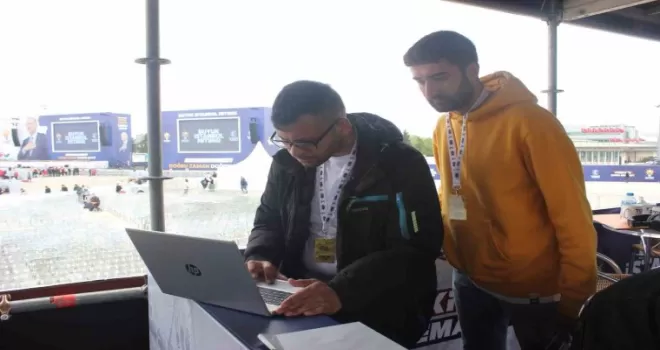 AK Parti’nin “Büyük İstanbul Mitingi“ne basın mensuplarından yoğun ilgi
