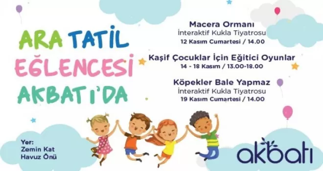 Akbatı, Kasım ayı etkinlik programını açıkladı
