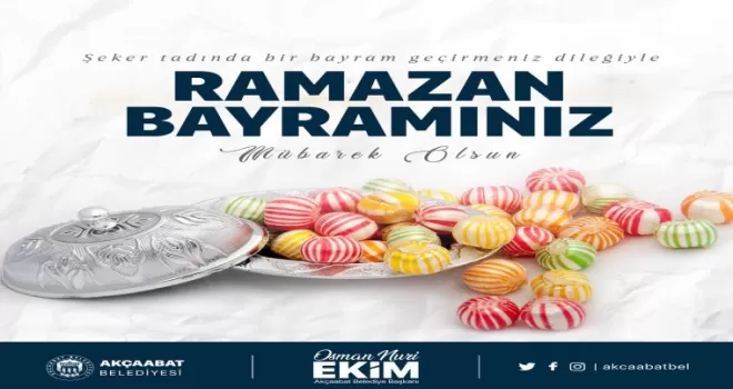 Akçaabat Belediye Başkanı Osman Nuri Ekim'den bayram tebriği