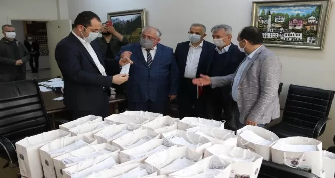 Akçaabat Belediyesinden maske üretimine destek
