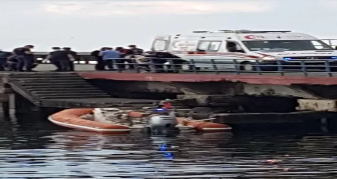 Akçaabat ilçesinde balıkçı ağına ceset takıldı