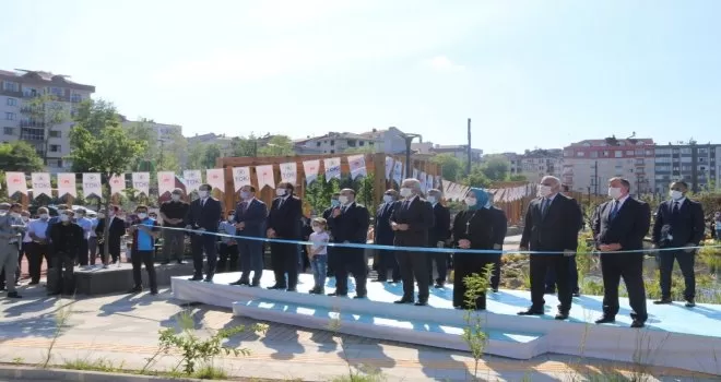 Akçaabat Millet Bahçesi törenle hizmete girdi
