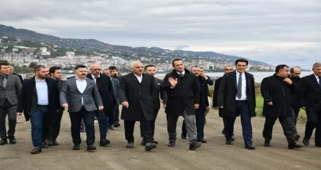 Akçaabat sahili göz kamaştıracak