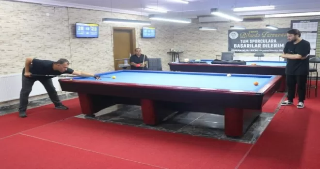 Akçaabat’ta bilardo turnuvası sona erdi
