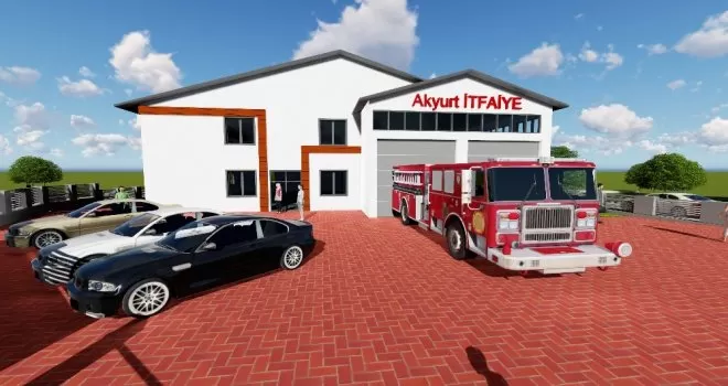 Akyurt’a itfaiye hizmet binası
