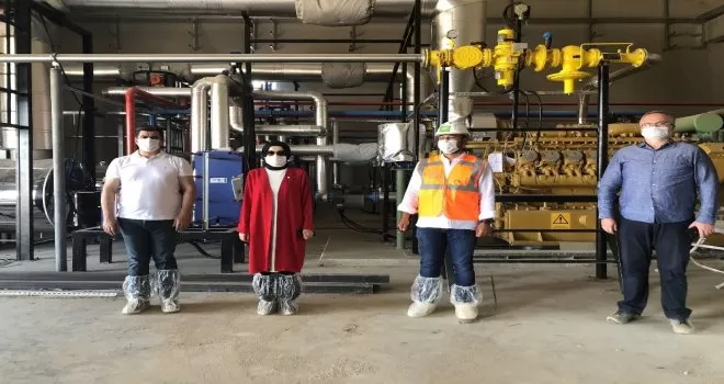 Akyurt Biogaz tesisinde elektrik üretimi başladı
