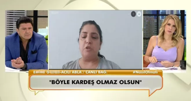 Aldatıldığını iddia eden abla canlı yayında konuştu
