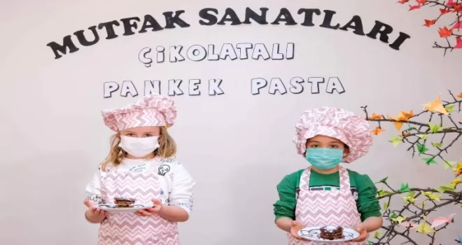 Altındağ’ın minik aşçıları yeni döneme kendi pastalarını yaparak girdiler
