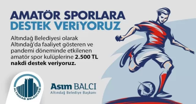 Amatör spora pandemi desteği
