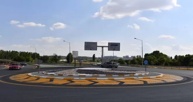 Ankara Büyükşehir Belediyesinden kuru peyzaj çalışması
