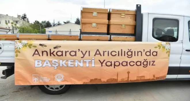 Ankara Büyükşehir’den arıcılara kovan desteği