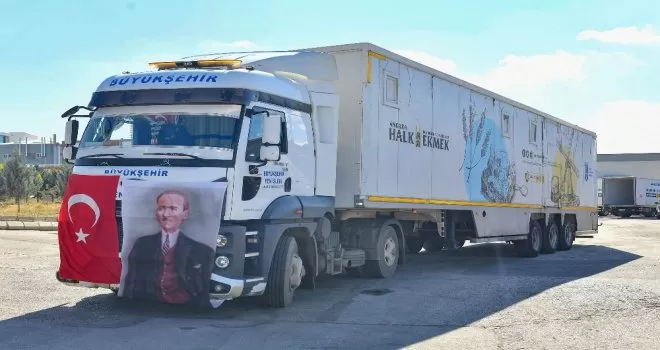 Ankara Büyükşehir’den İzmir’e yardım eli
