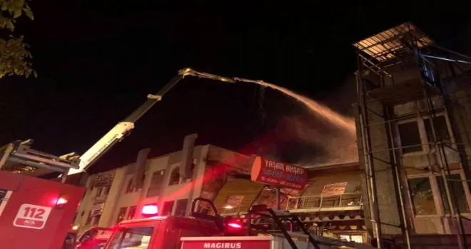 Ankara’da ahşap dükkânında yangın çıktı
