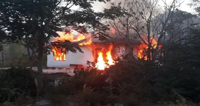 Ankara’da gecekondu yangını
