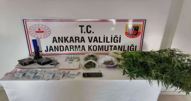 Ankara’da jandarmadan uyuşturucu operasyonu
