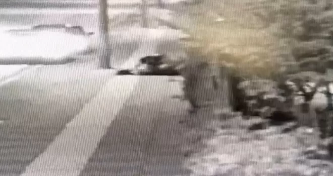 Ankara’da kadına şiddet güvenlik kameralarına yansıdı

