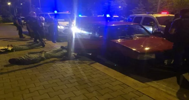 Ankara’da nefes kesen kovalamaca karakolun önünde bitti
